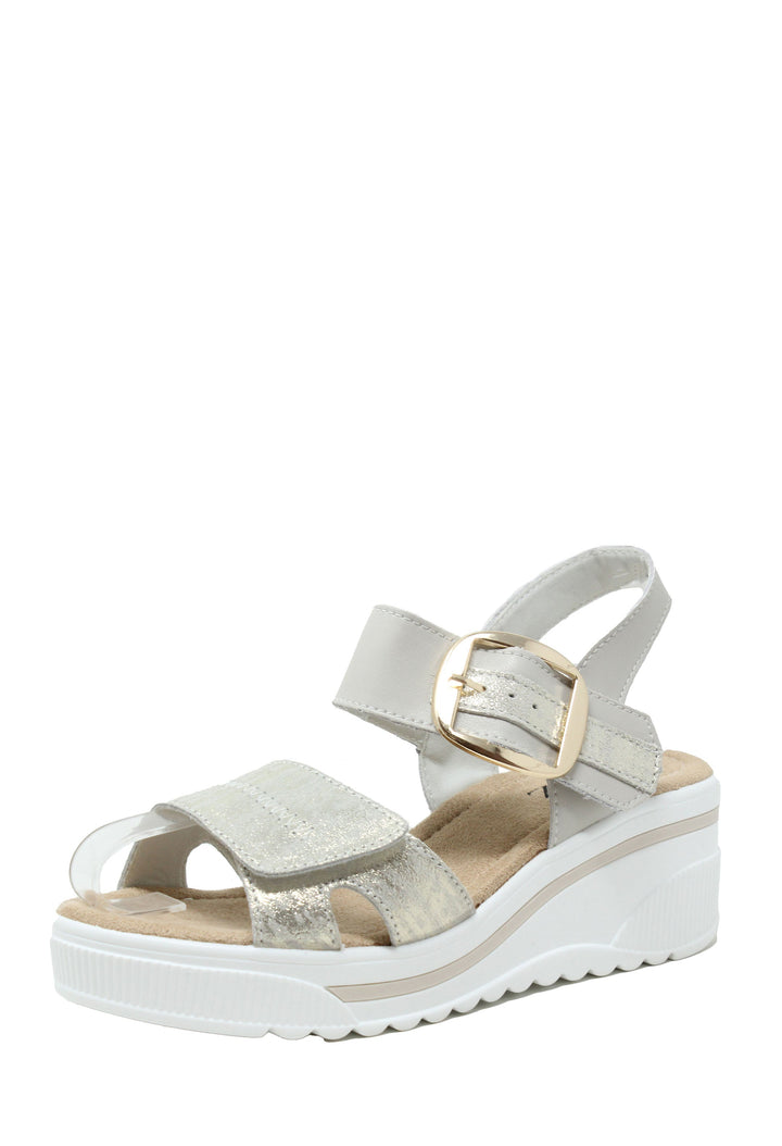 Buckle Detail Wedge Sandal