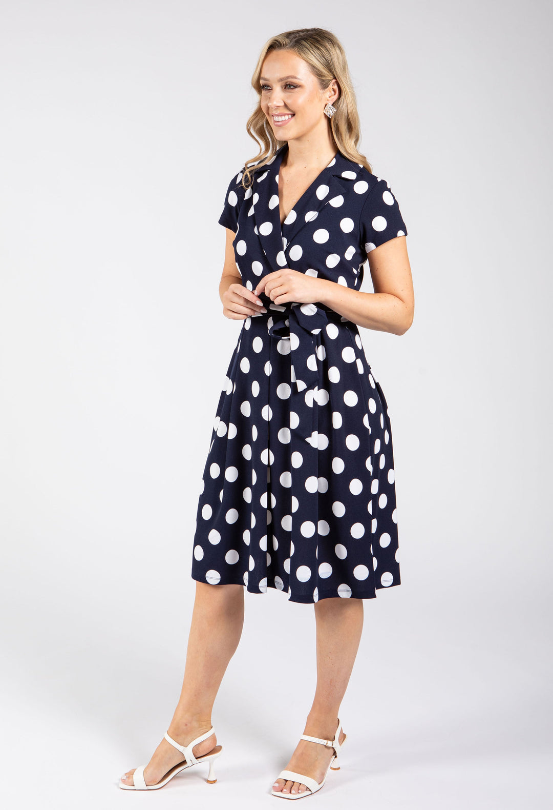 Polka Dot Blazer Dress
