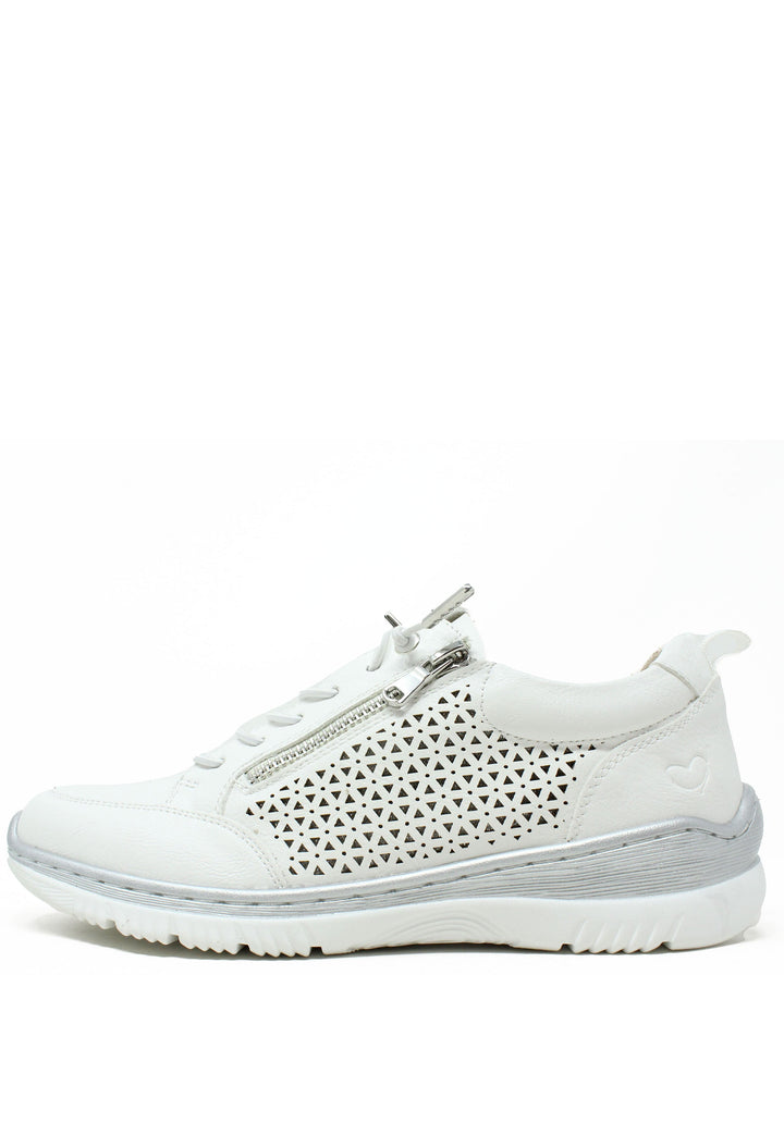 Astrid Side Zip Slip On Trainers