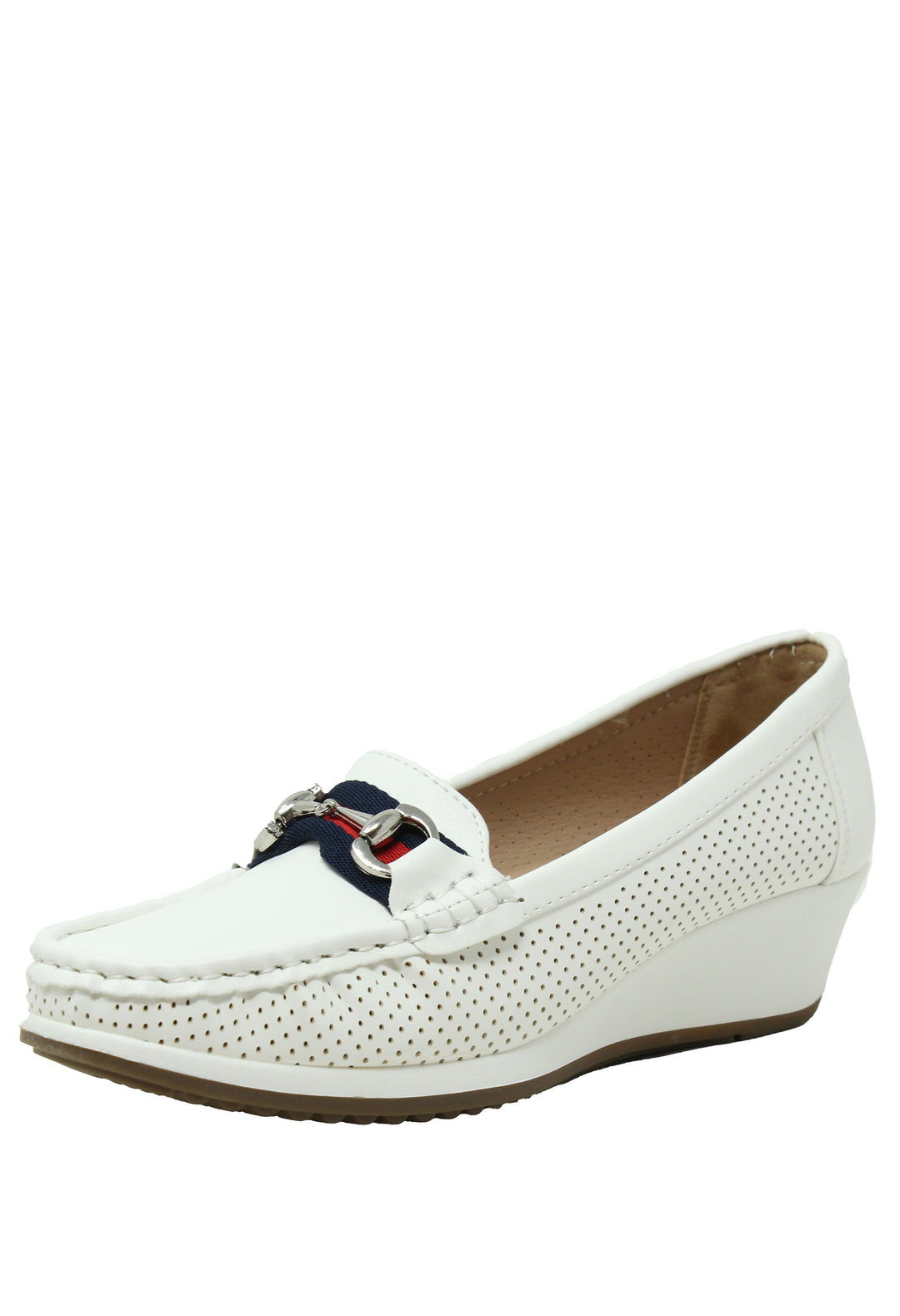 Wedge Laser Cut Loafer