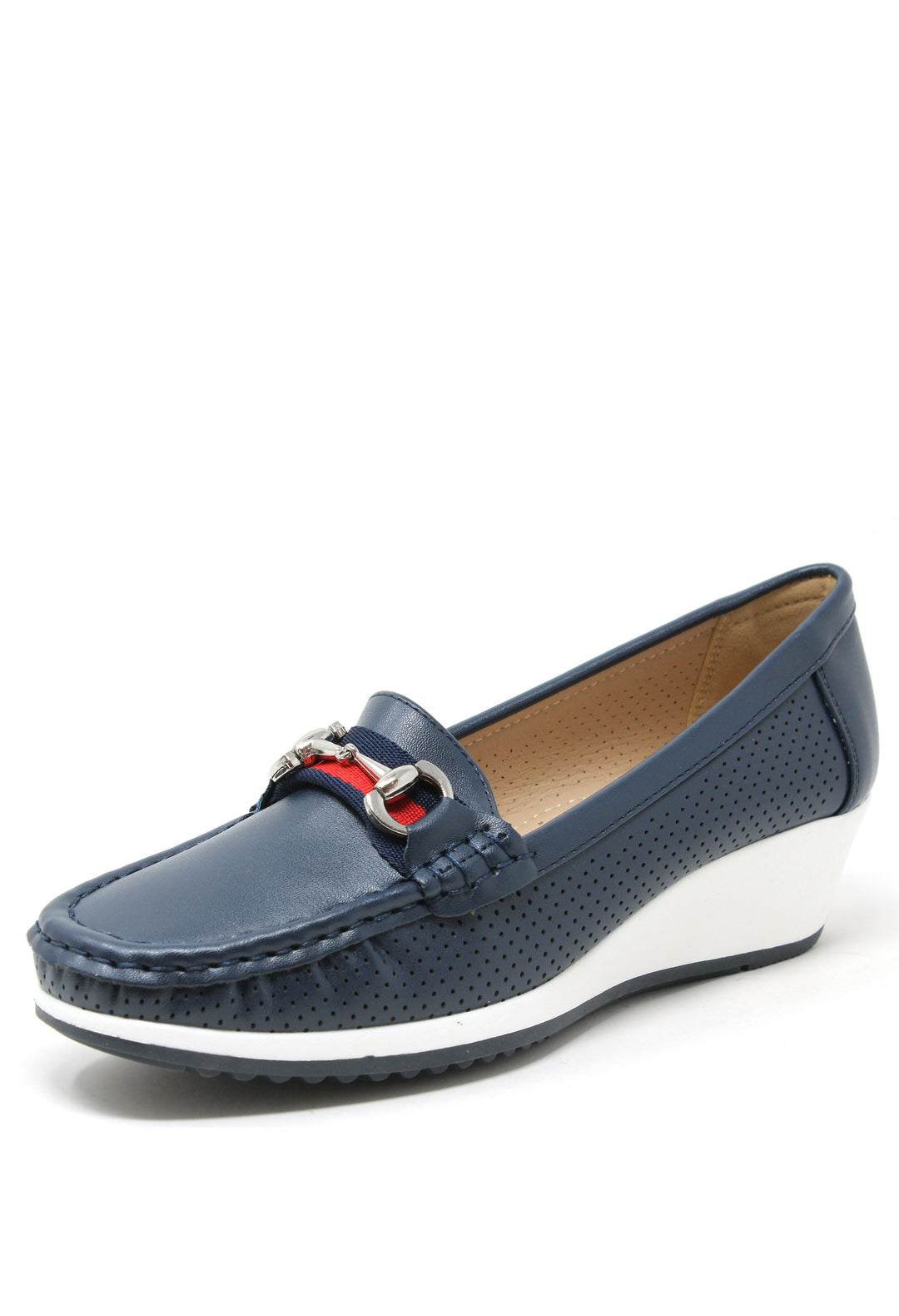 Wedge Laser Cut Loafer
