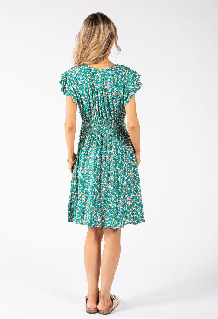Floral Print Short Dress