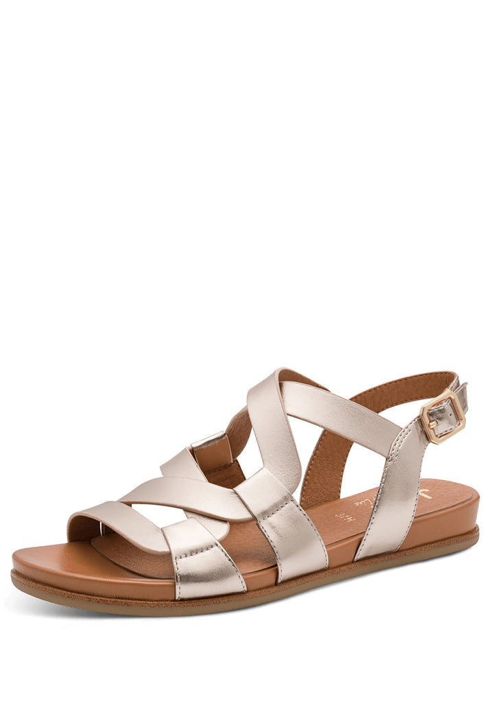 Cross-Strap Sandal