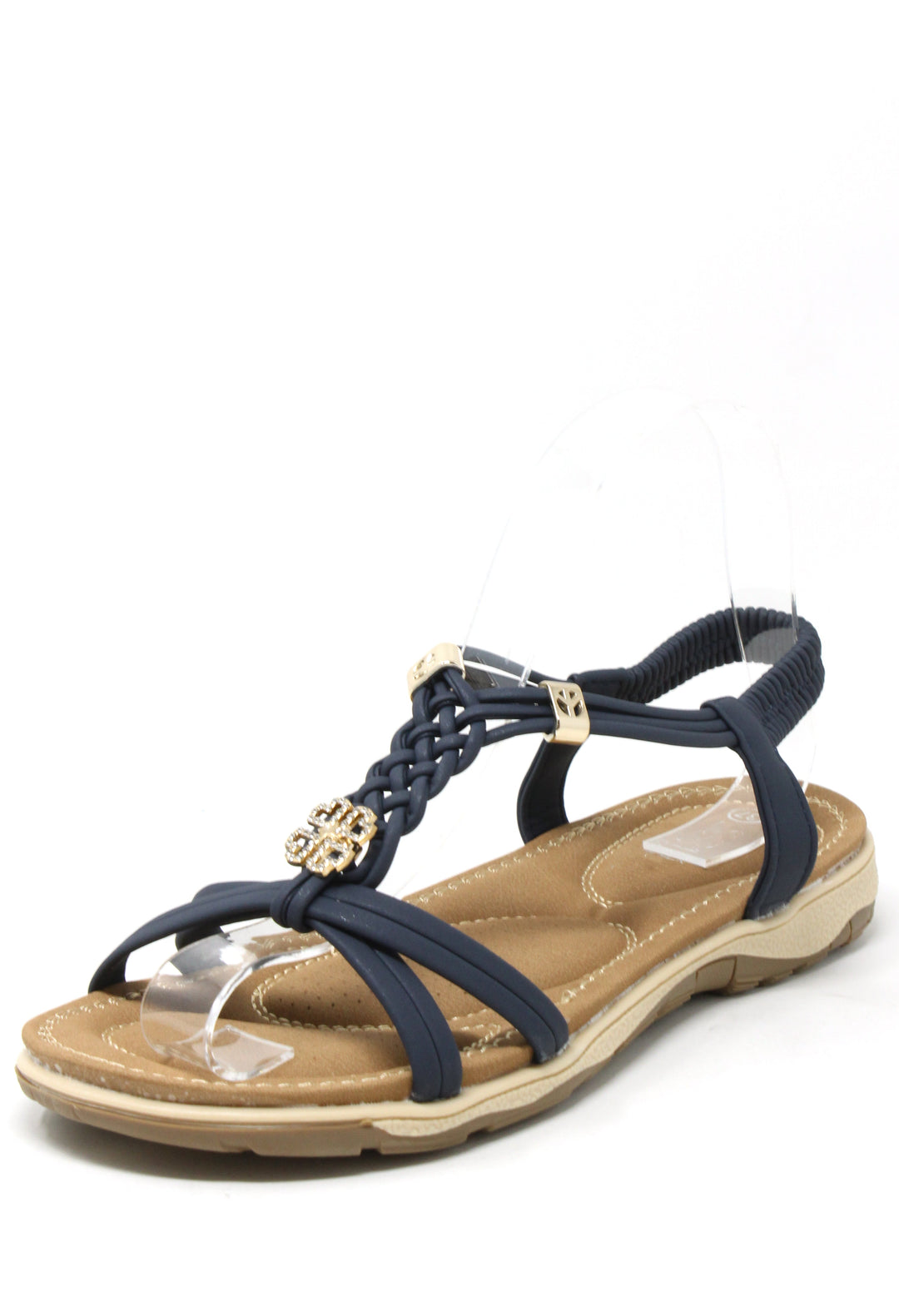 Braided Charm Sandal