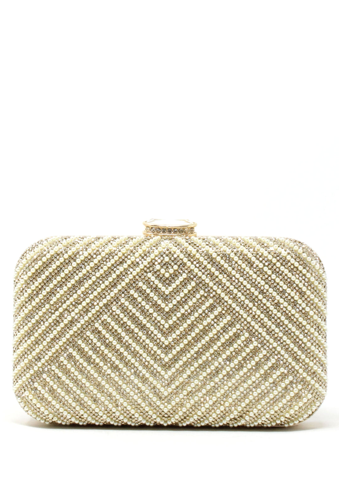 Pearl and Diamante Clutch Bag