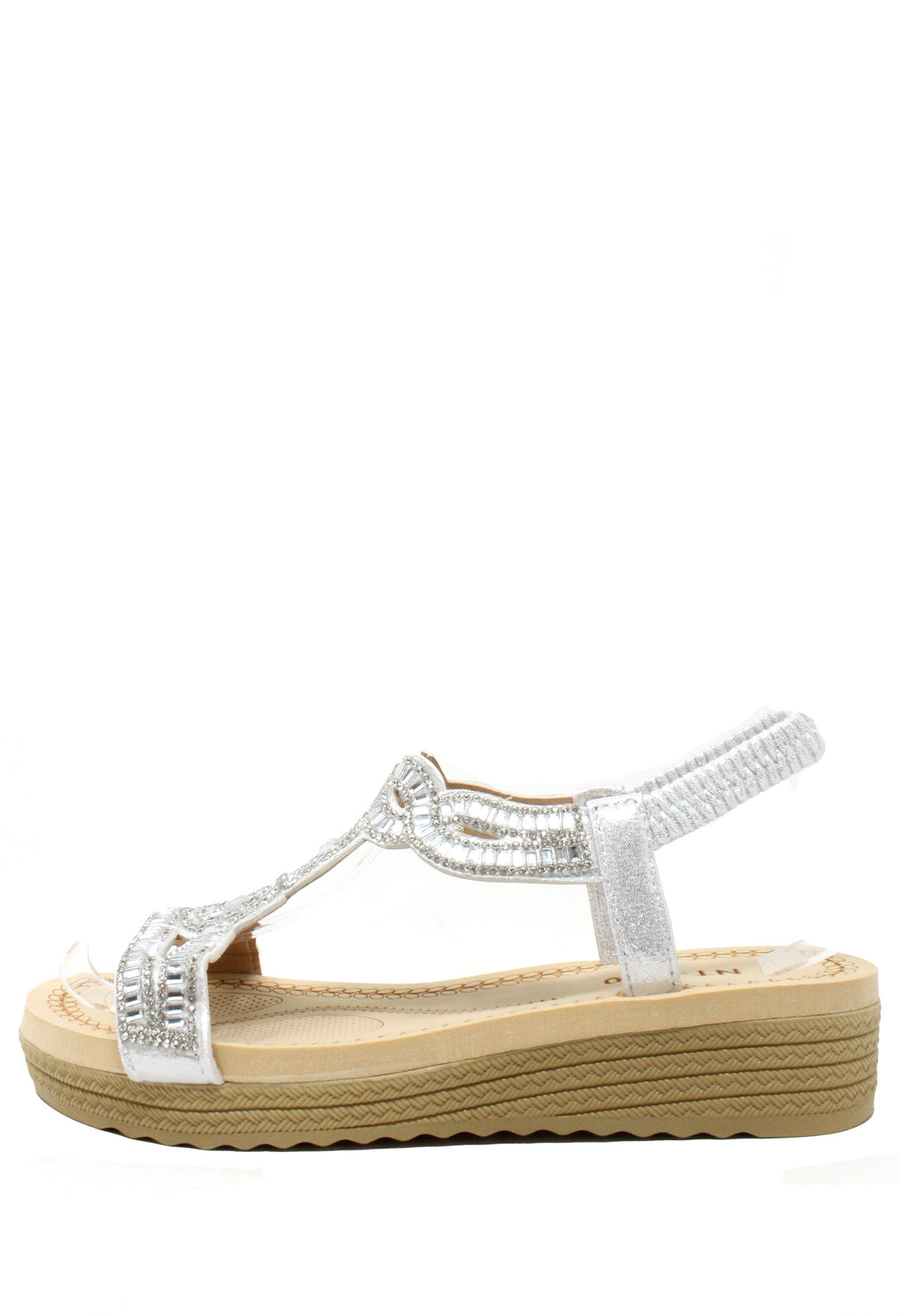 Diamante Mosaic Wedge Sandal