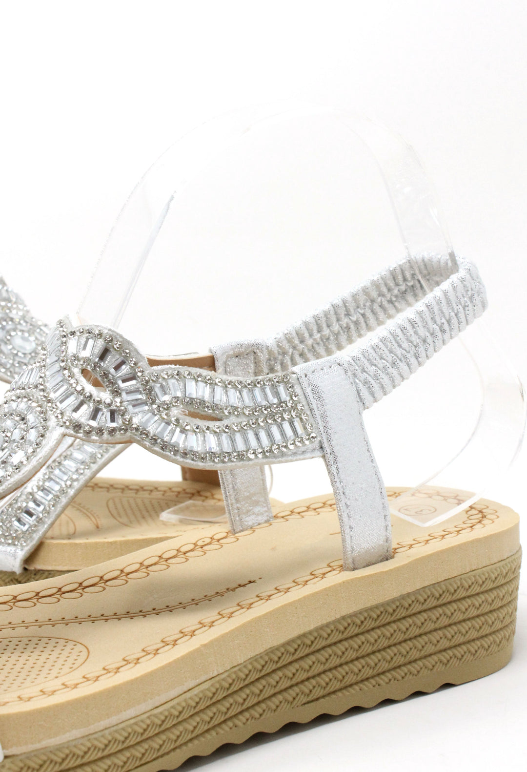Diamante Mosaic Wedge Sandal