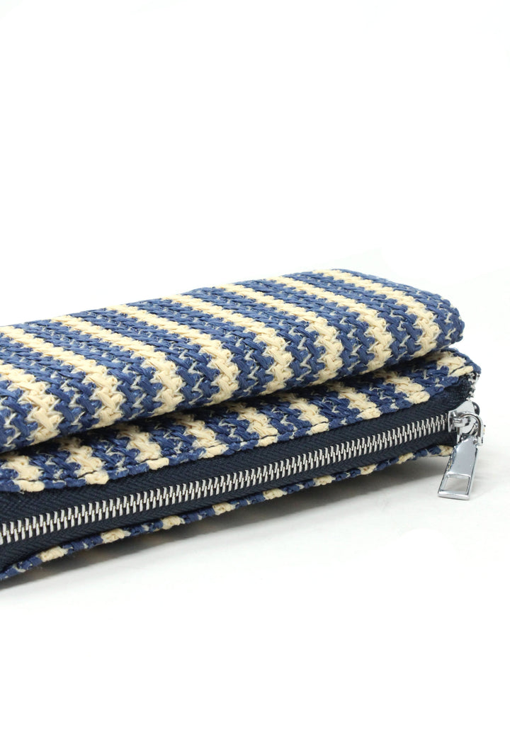 Straw Striped Mini Crossbody Bag