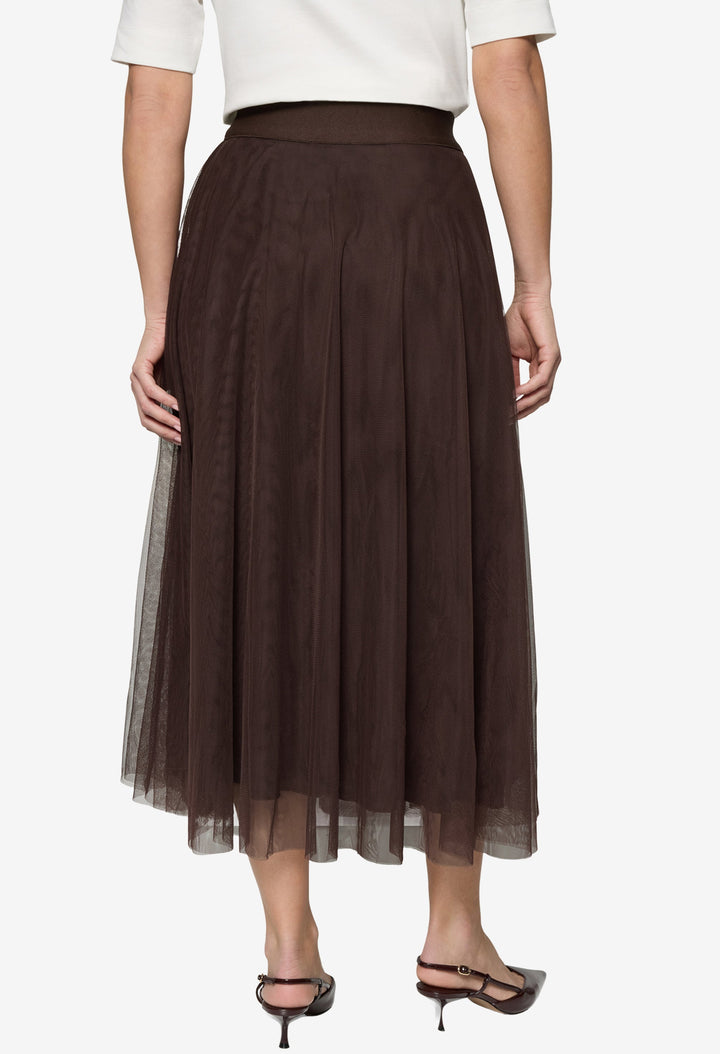 Tulle Midi Skirt