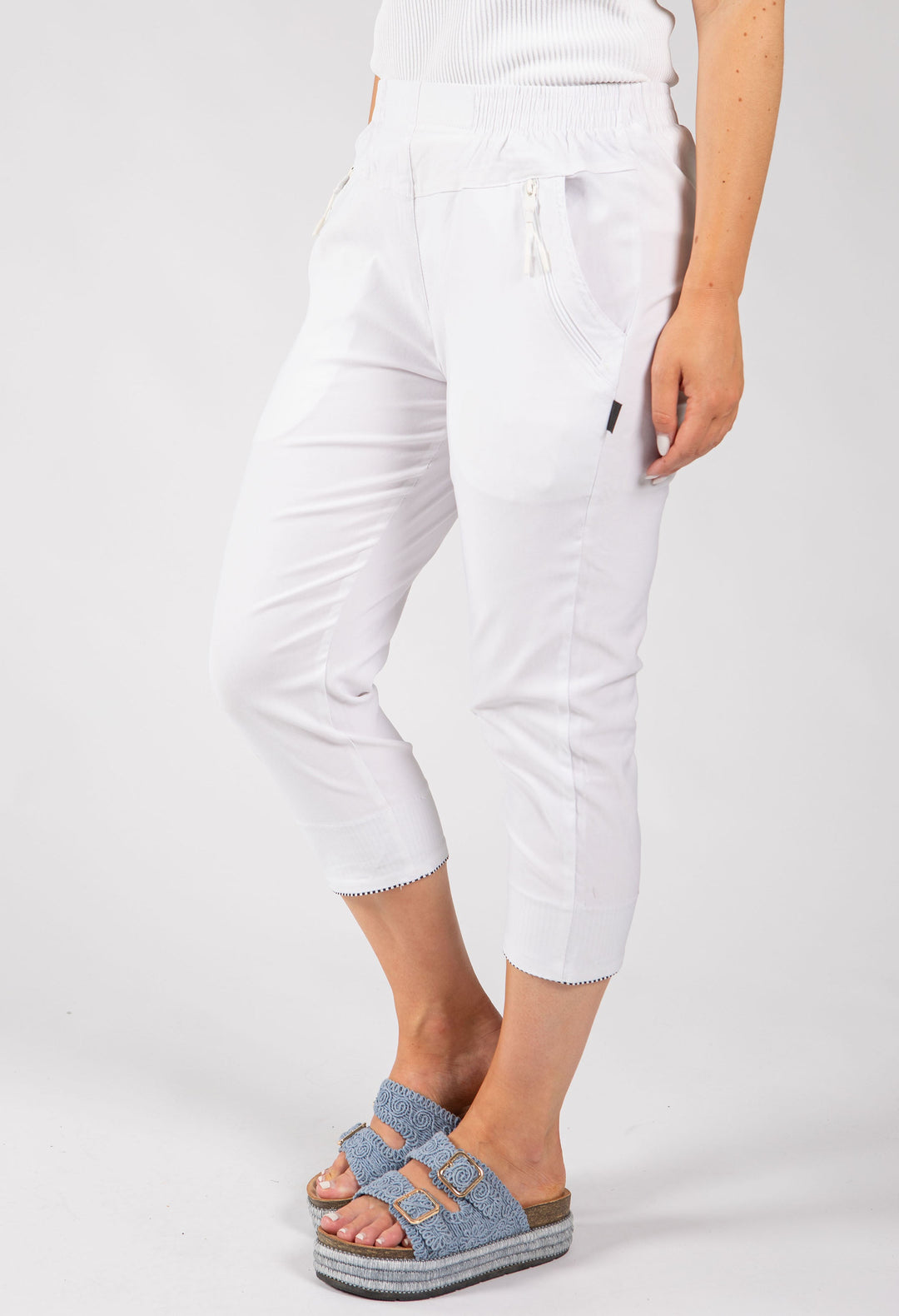 Pull On Capri Trousers