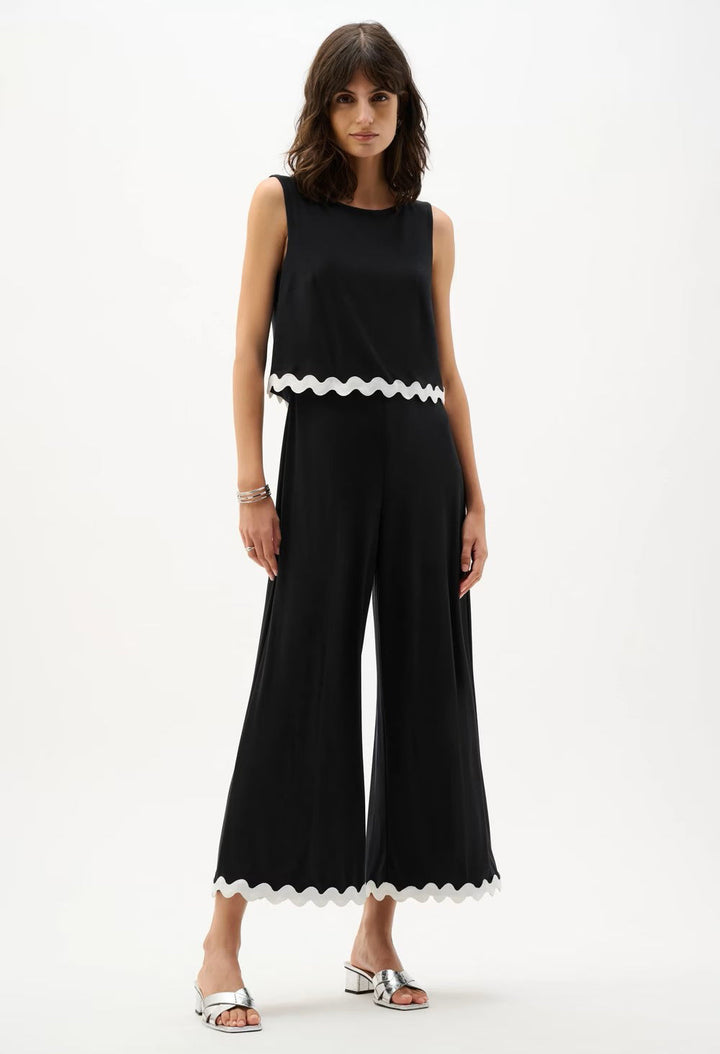 Cropped Sleeveless Jumpsuit