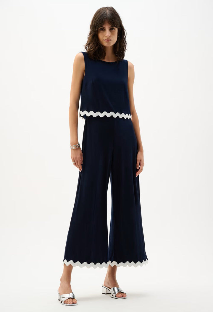 Cropped Sleeveless Jumpsuit