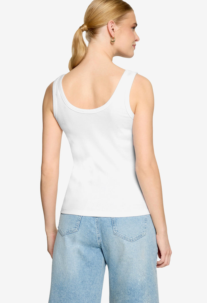 Floral Detail Sleeveless Top