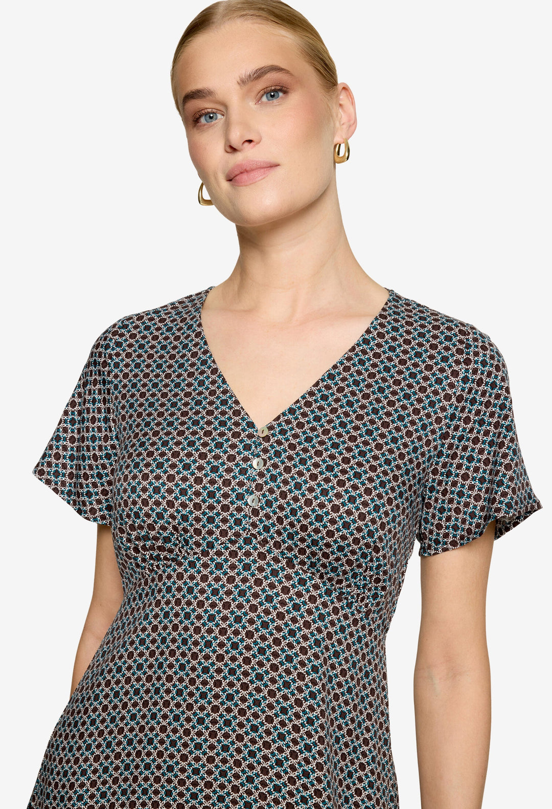 Mosaic Print Dress