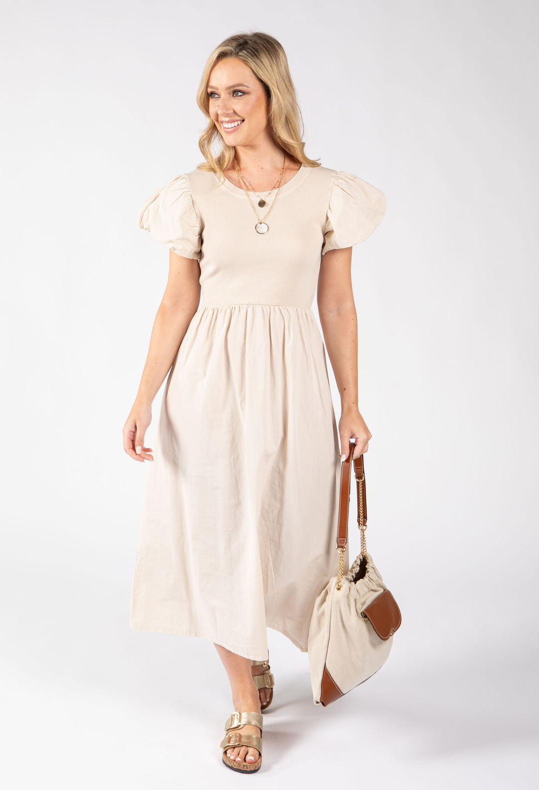 Puff Sleeve Summer Dress