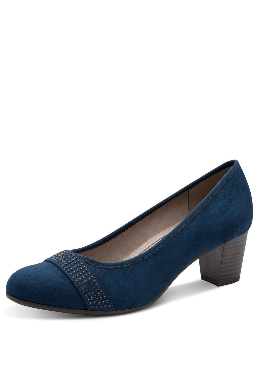 Diamante Block Heel