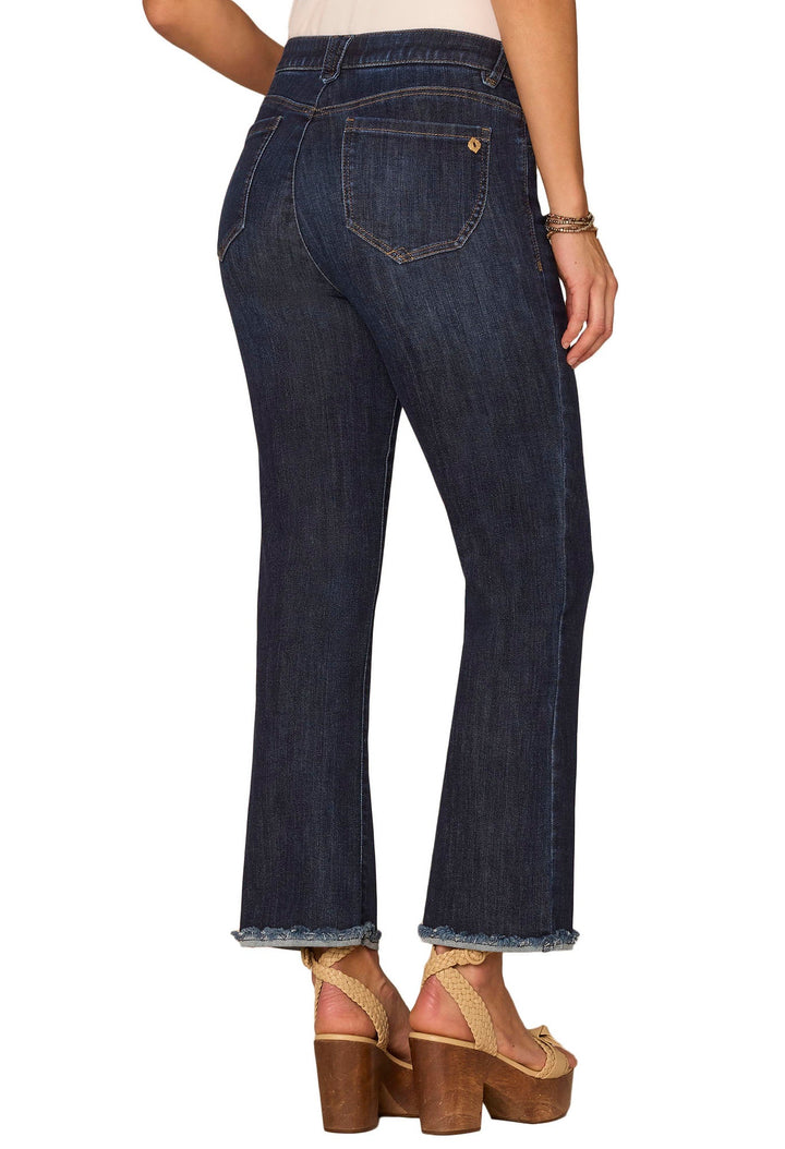 "Ab" Solution Cropped Itty Bitty Flare Jeans