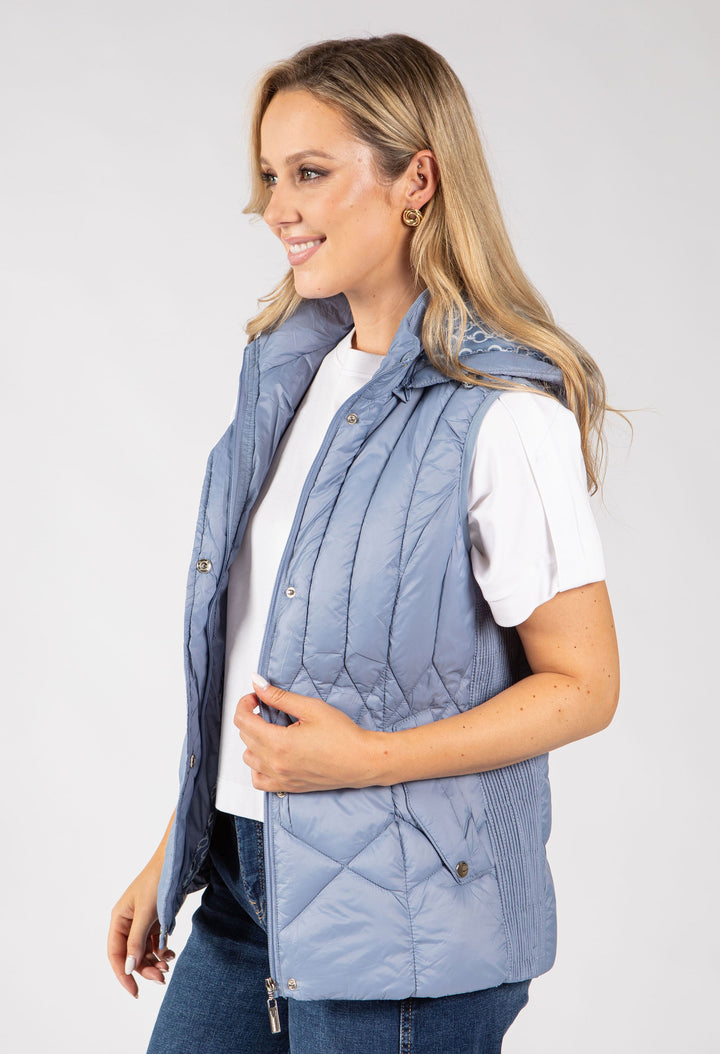 Quilted Hooded Gilet