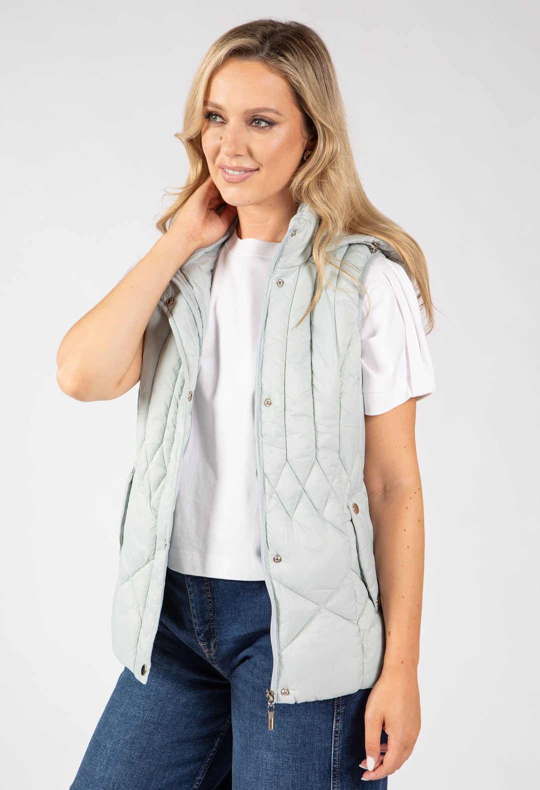 Quilted Hooded Gilet