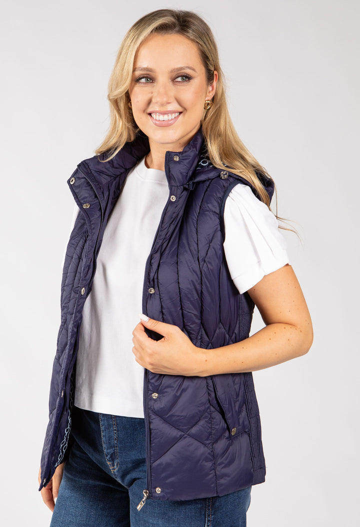 Quilted Hooded Gilet