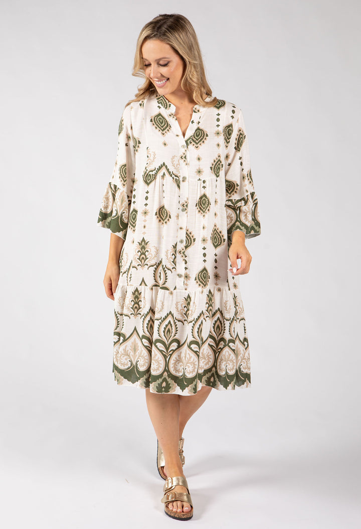Paisley Pop Flowy Dress