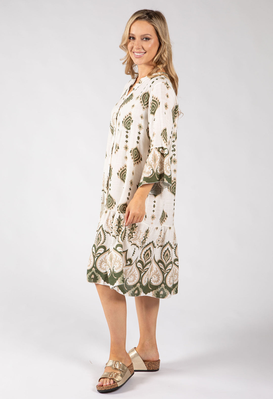 Paisley Pop Flowy Dress