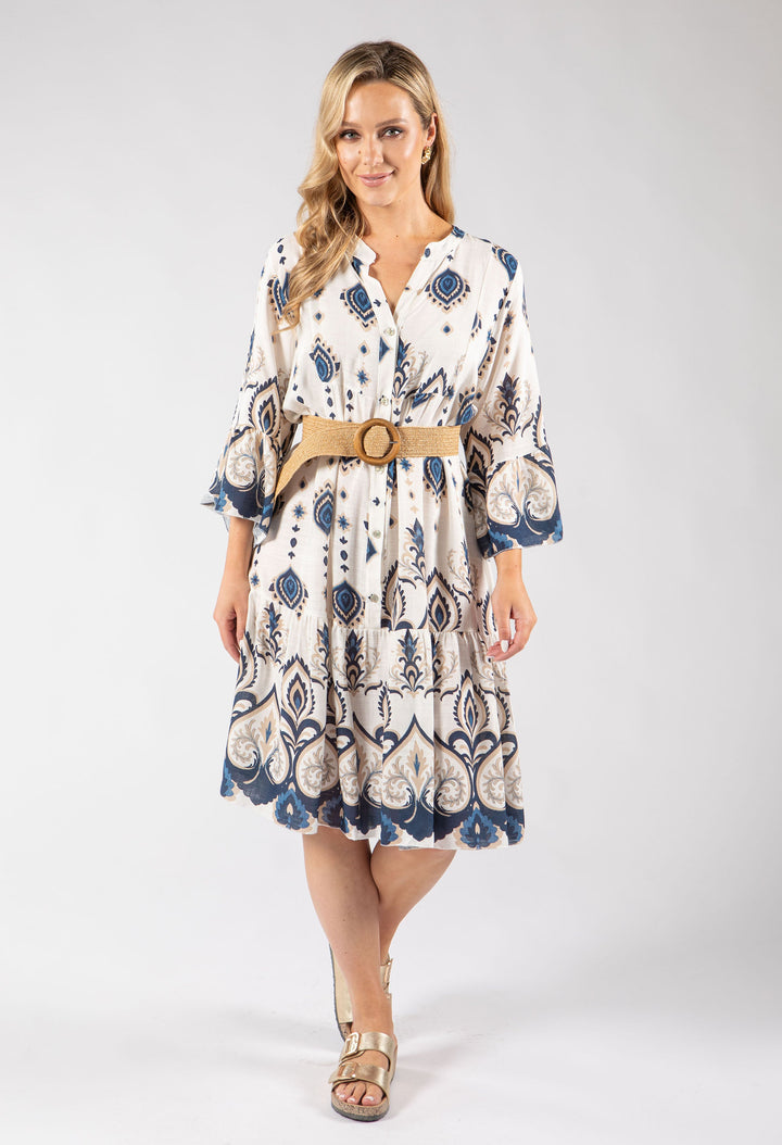 Paisley Pop Flowy Dress