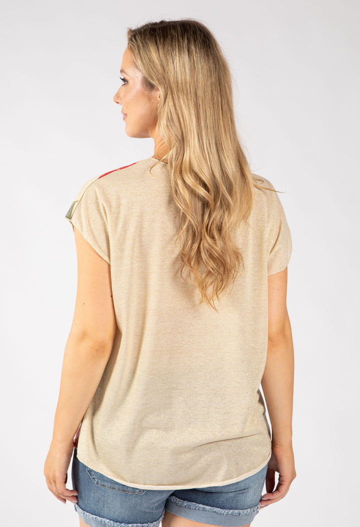 Frida Lurex Knit Top
