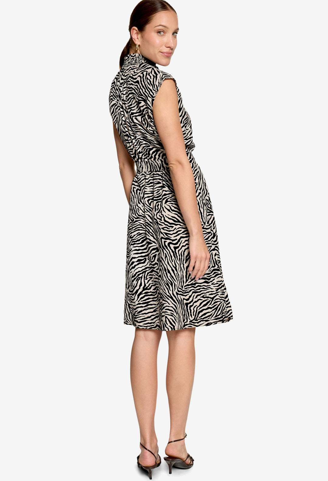 Zebra Print Short Dress