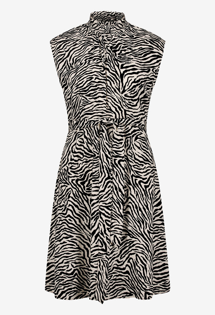 Zebra Print Short Dress