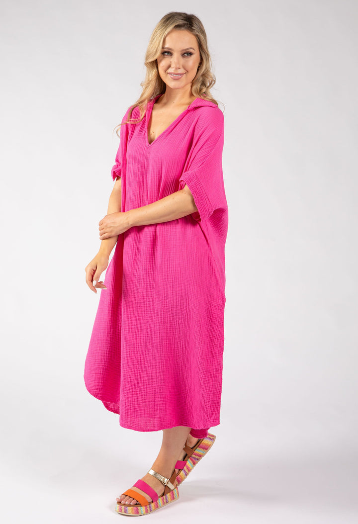 Linen Look Summer Dress