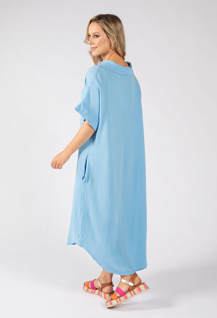 Linen Look Summer Dress