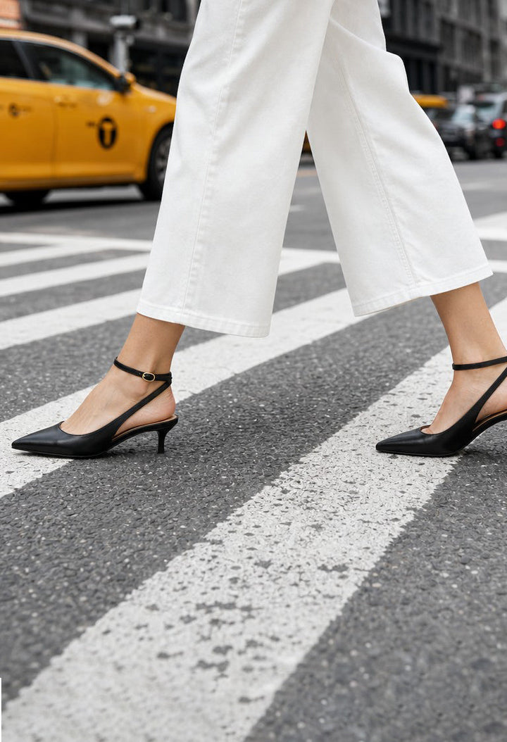 Kitten Sling Back Heel