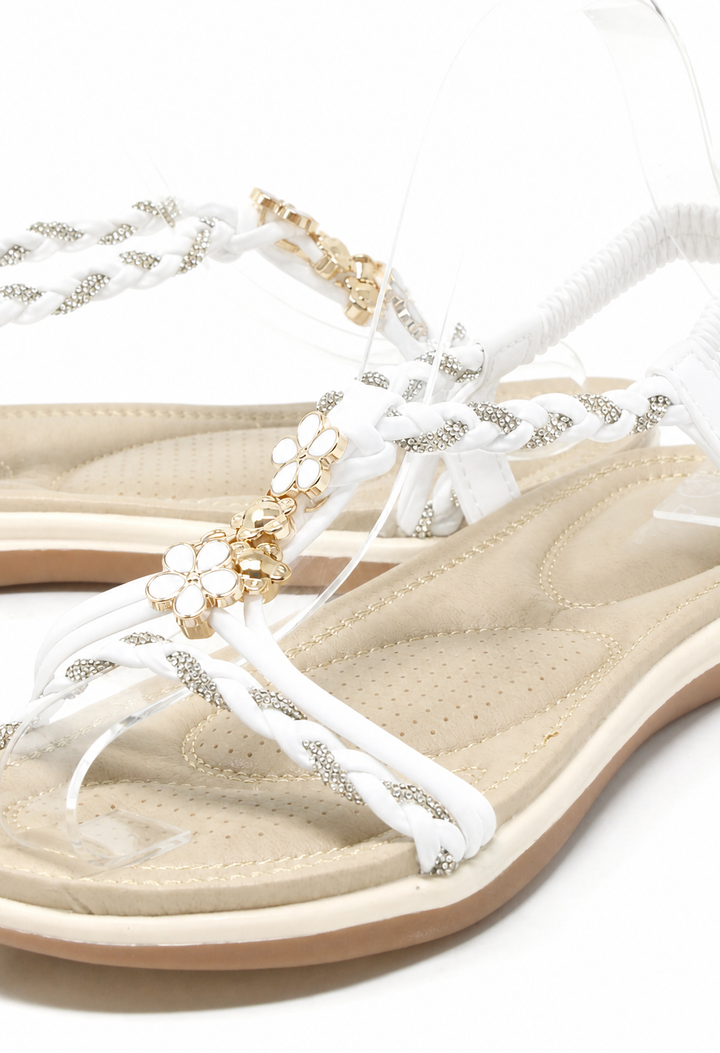 Diamante Twist Sandal
