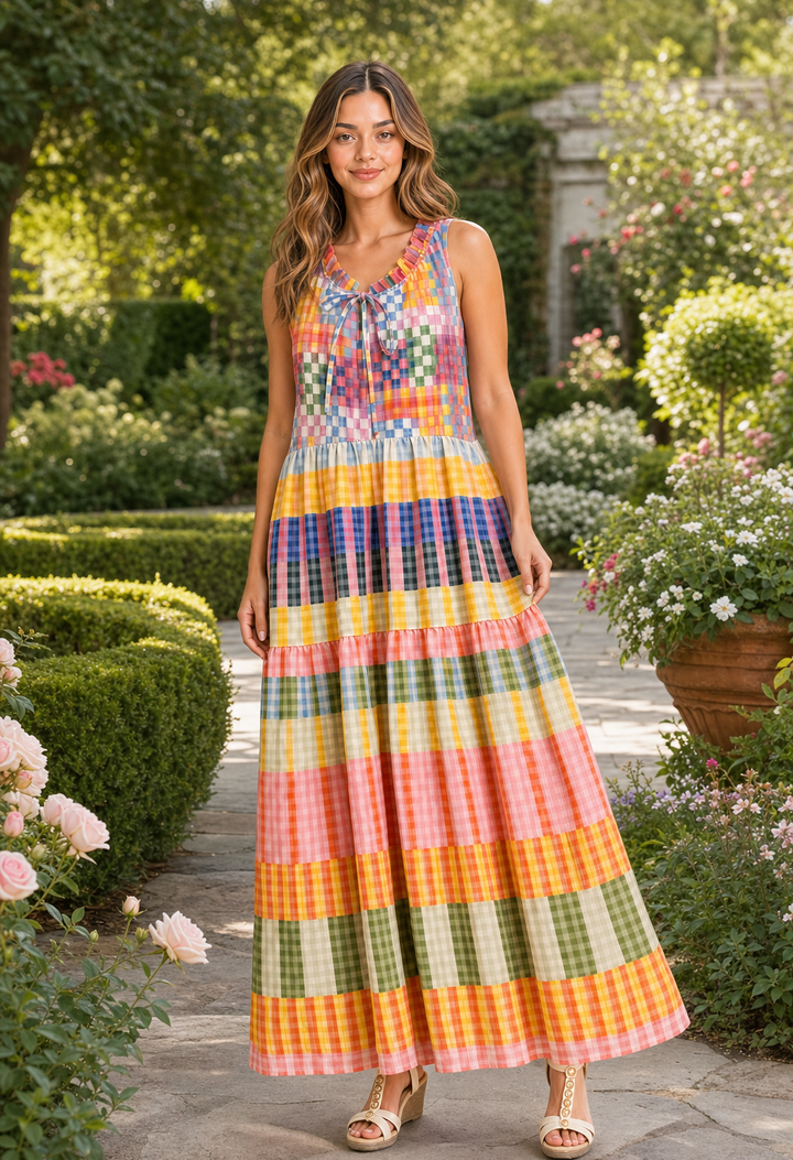 Gingham Maxi Dress (Pre-Order Expected Dispatch July 15th)