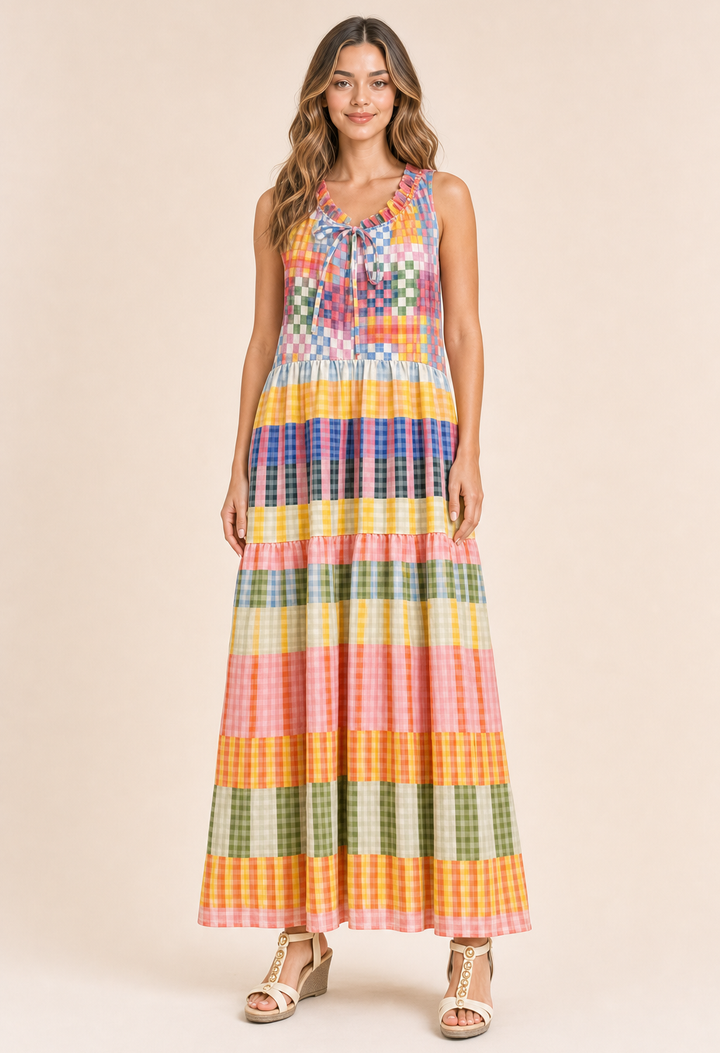 Gingham Maxi Dress (Pre-Order Expected Dispatch July 15th)