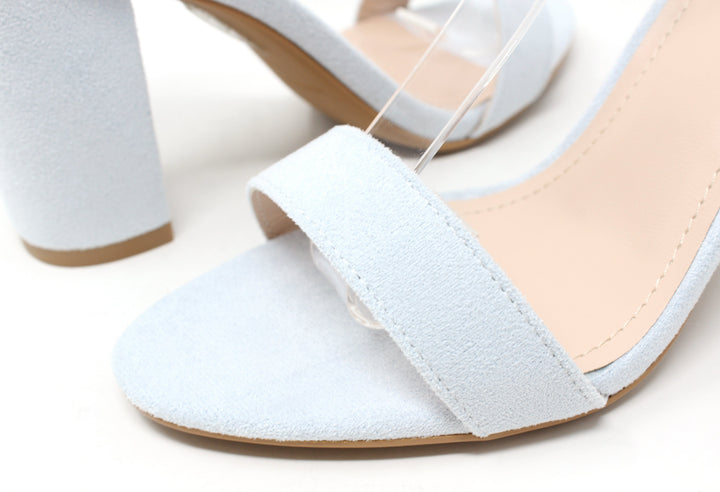 Microfibre Block Heel