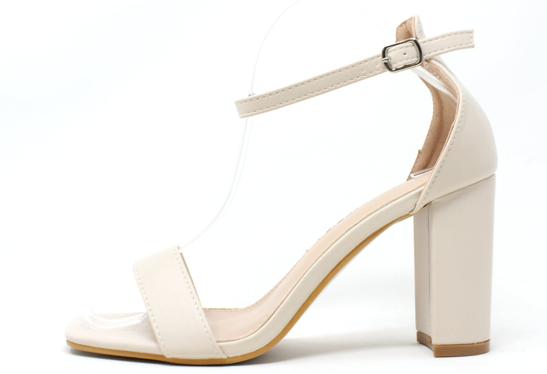 Squared Toe Block Heel