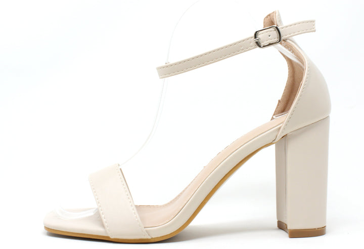 Squared Toe Block Heel