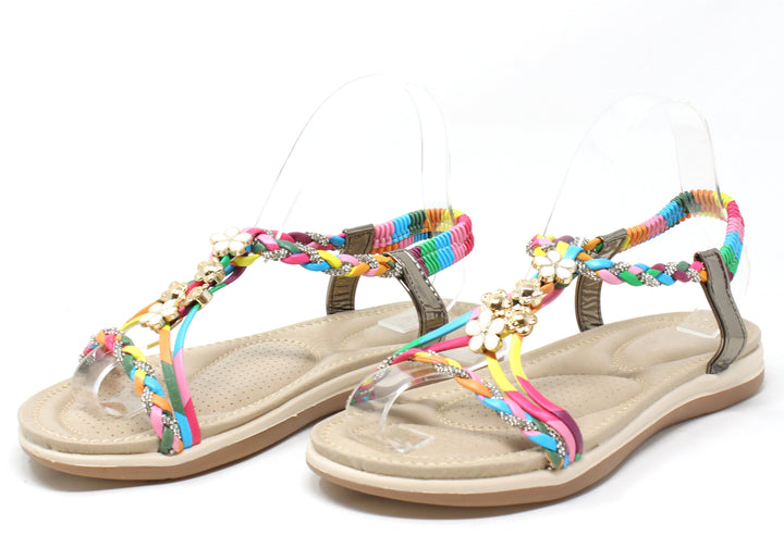 Diamante Twist Sandal
