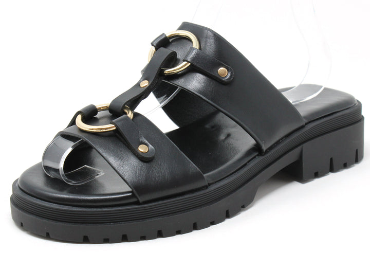 Gold Buckled Slide