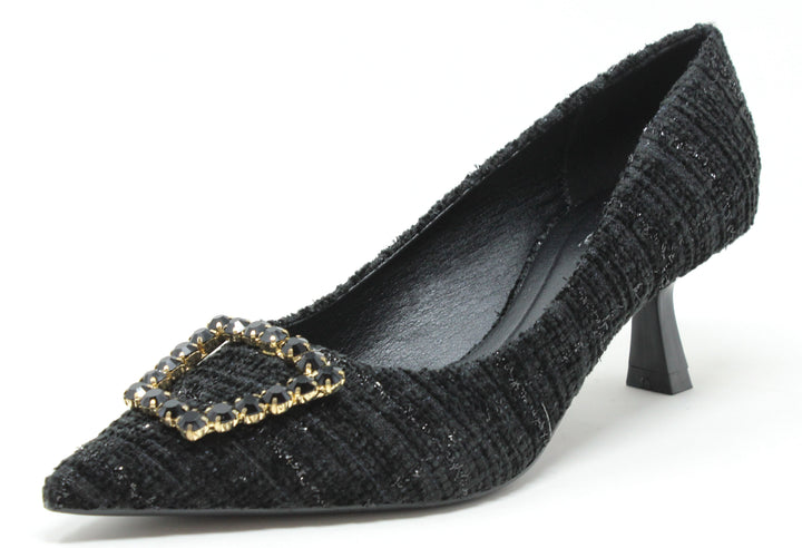 Tweed Look Heel