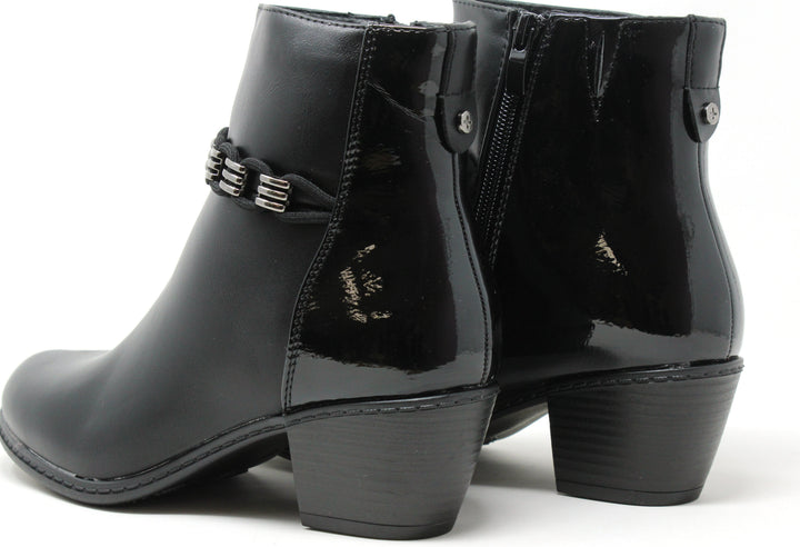 Loop Chain Ankle Boot