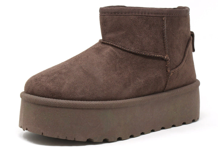 Faux Fur Lined Platform Boot
