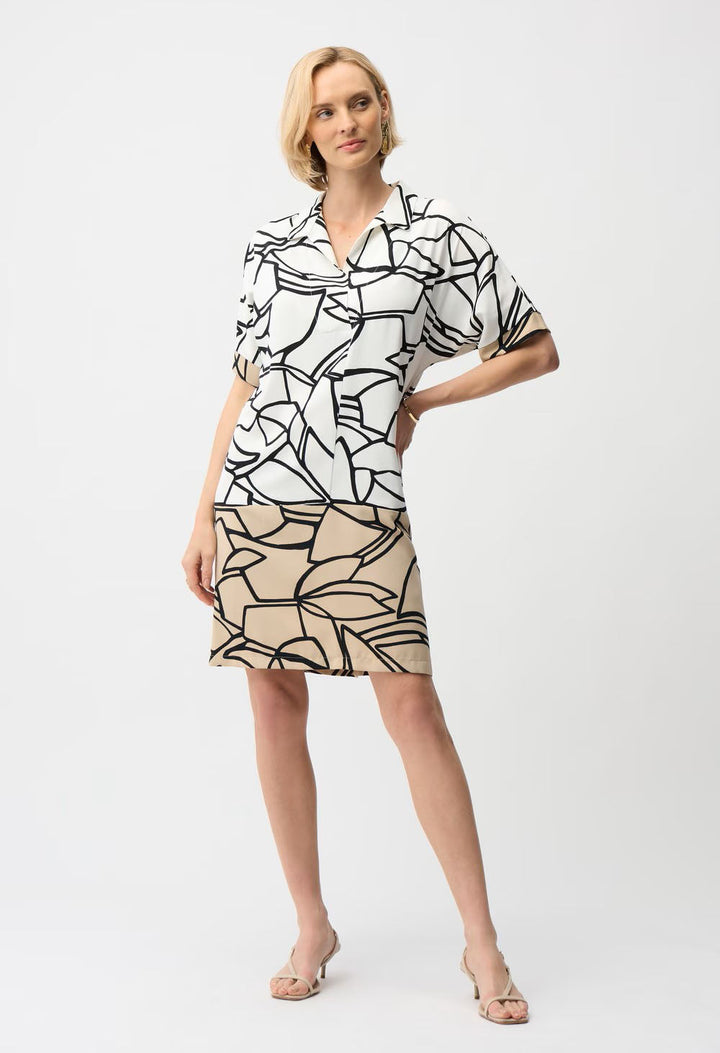 Geo Print Dress