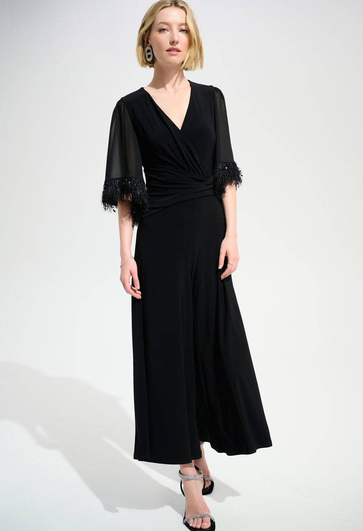 Formal V-neck Jumpsuit