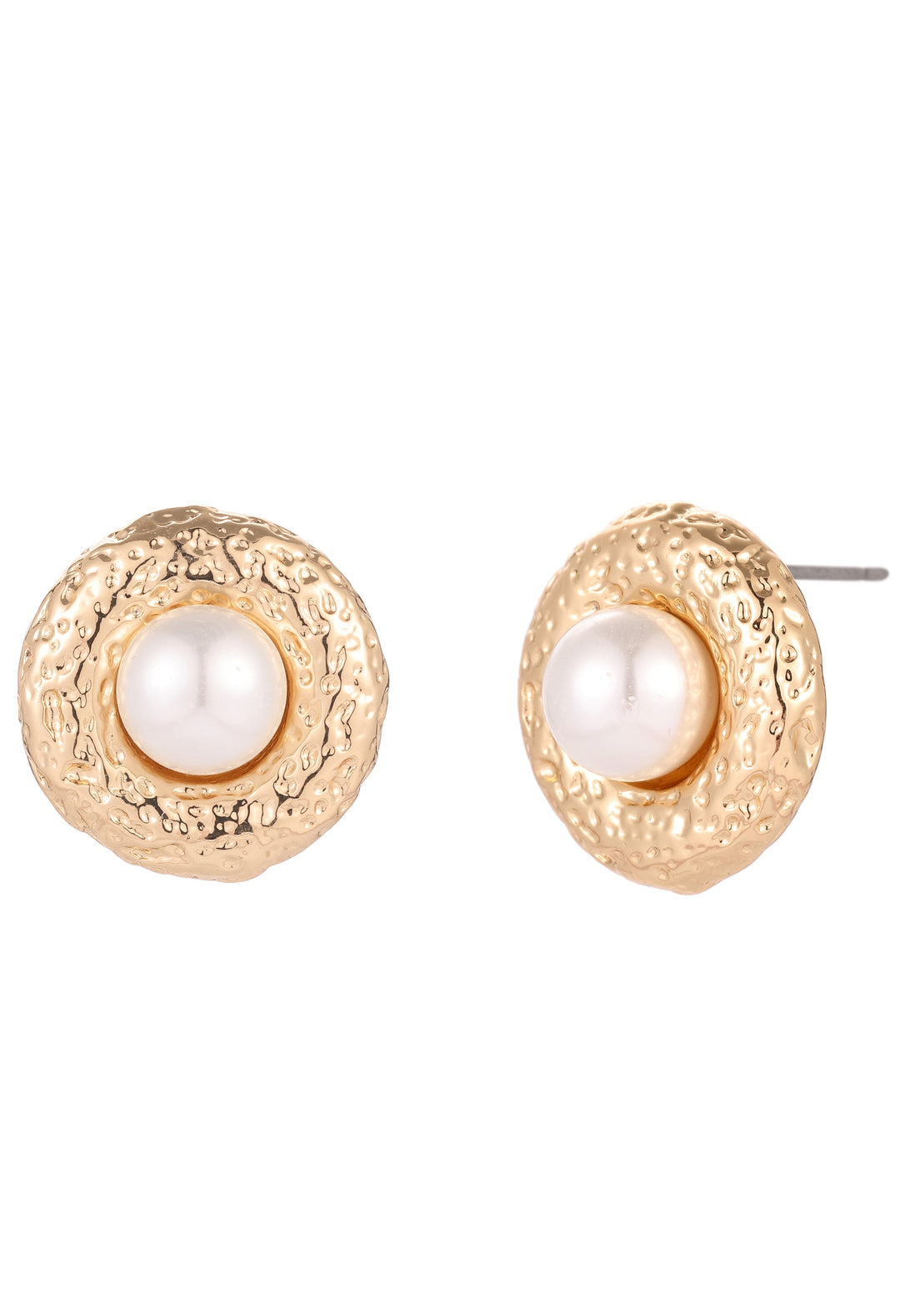 Embedded Pearl Earrings