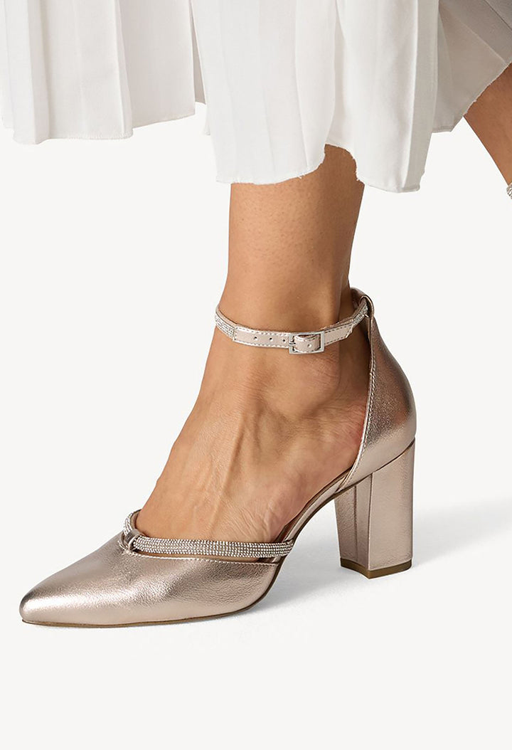 Diamante Court Heel
