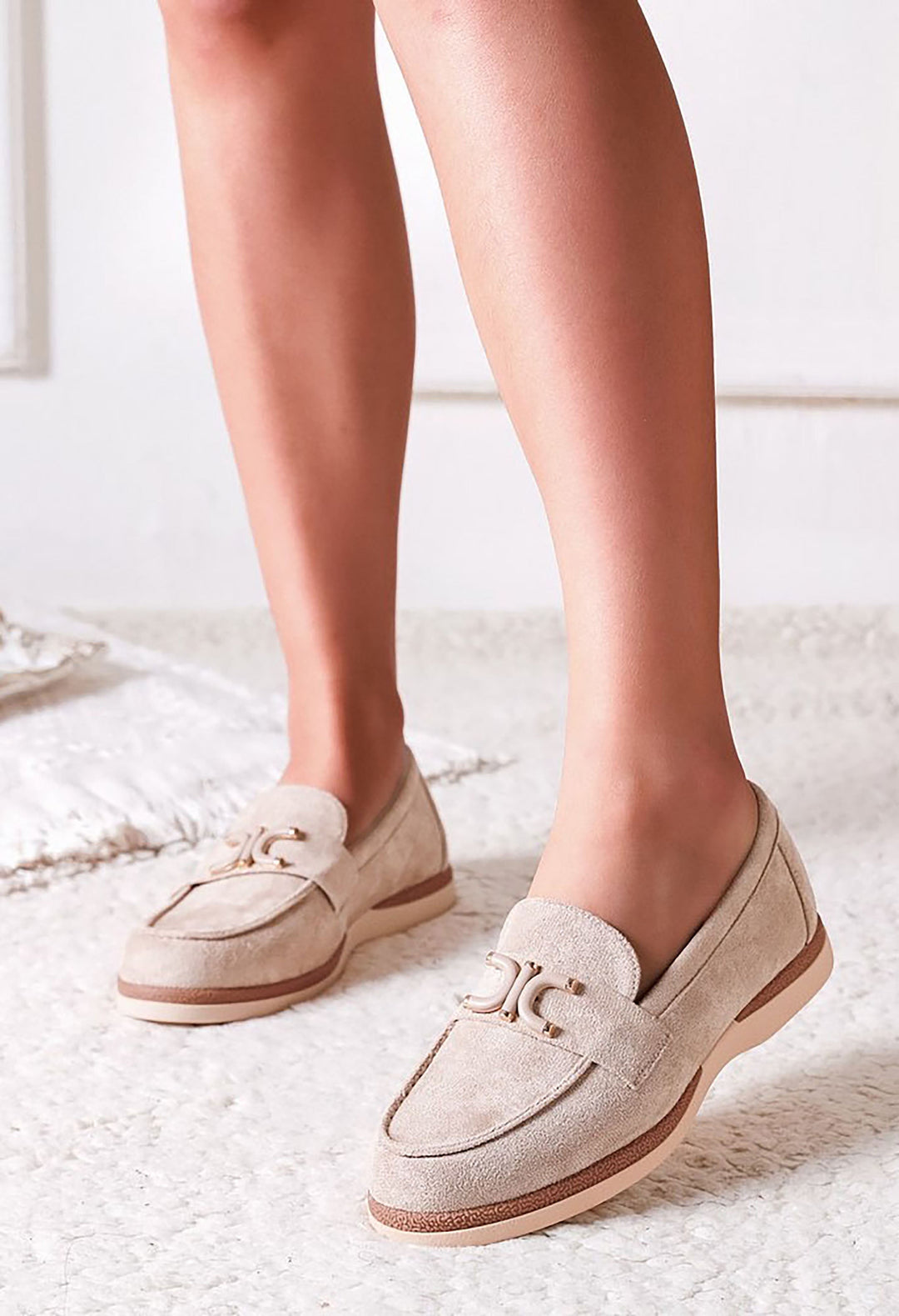 Buckle Detail Penny Loafer