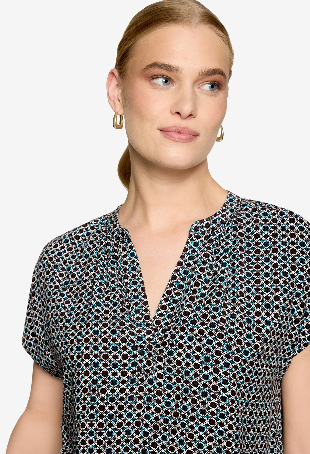 Mosaic Print Blouse